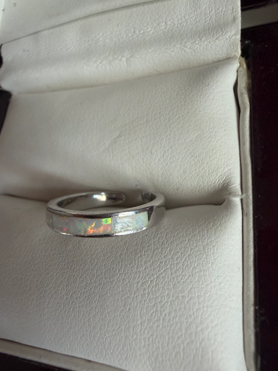 Sterling Silver Opal Inlay Toe Ring - photo 4