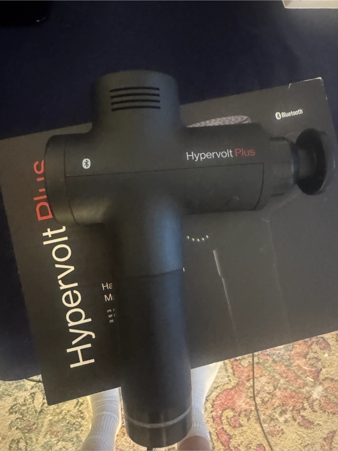 Hypervolt Plus Percussion Massage Device with Charging Dock
