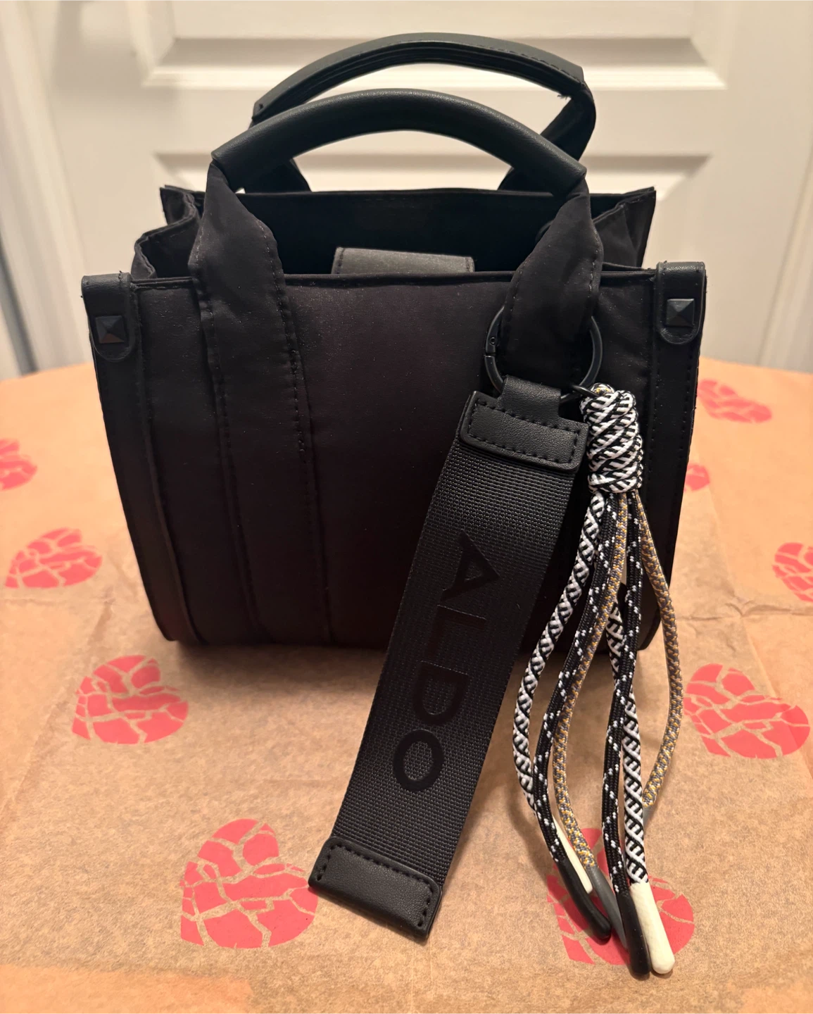 ALDO Black Mini Tote Bag - photo 2