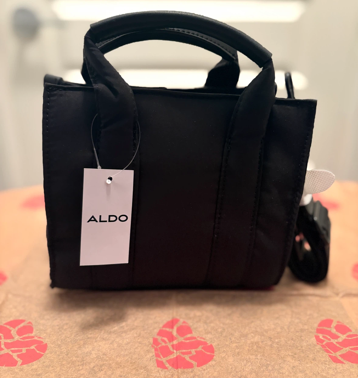ALDO Black Mini Tote Bag - photo 4