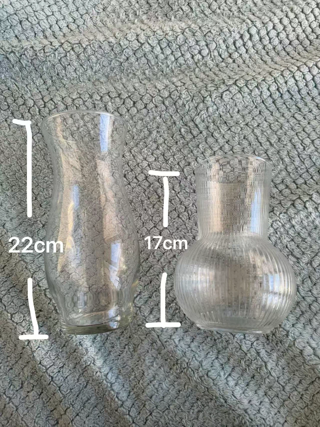 Clear Glass Vases Set - photo 2