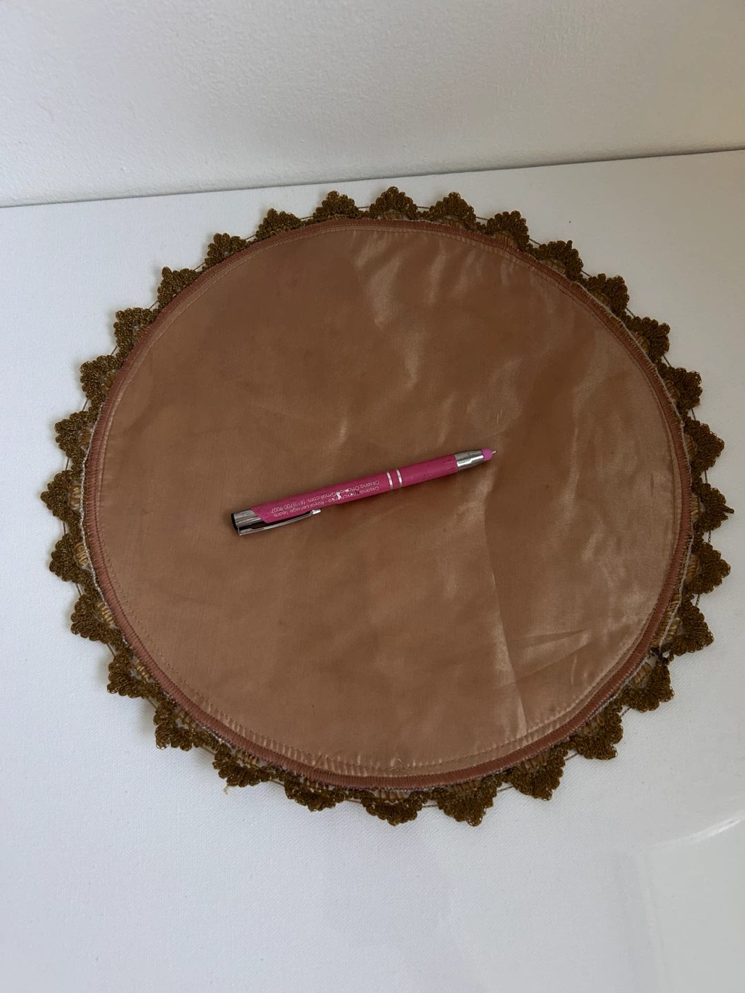 Floral Doily with Lace Trim - photo 2