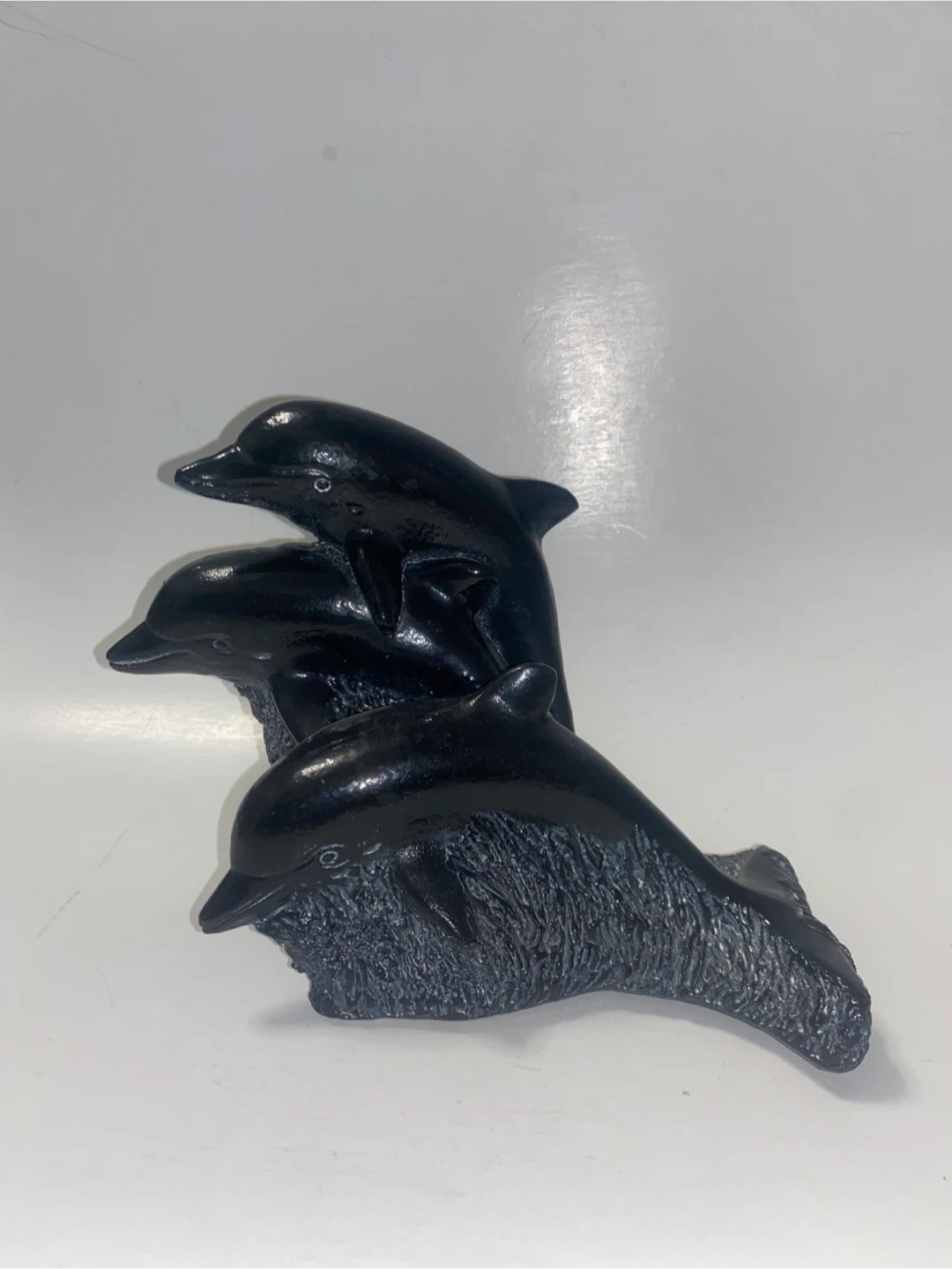 Black Dolphin Figurine