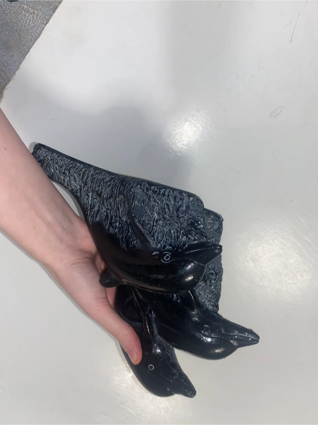 Black Dolphin Figurine - photo 4