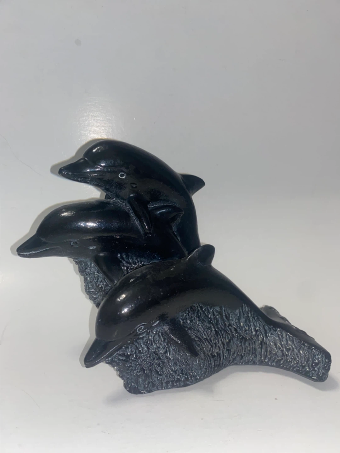 Black Dolphin Figurine - photo 2