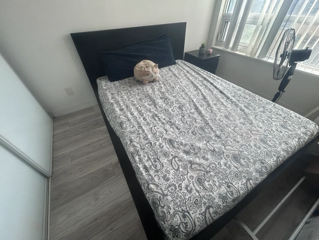 IKEA MALM Queen Bed Frame - Dark Brown Veneer - photo 3