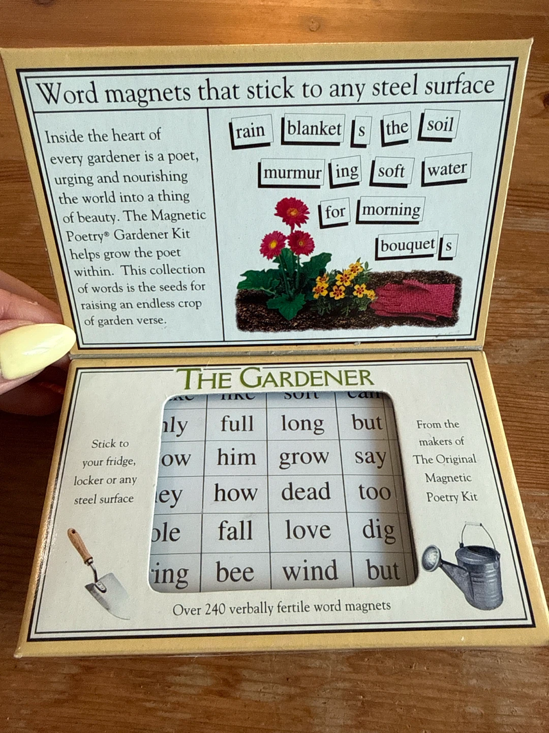 Magnetic Poetry The Gardener Kit - photo 2