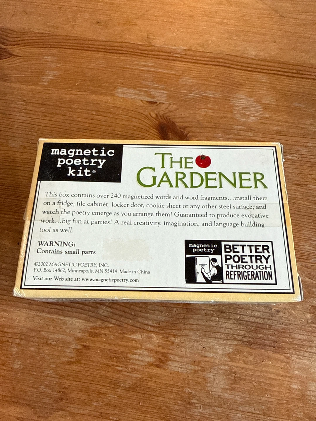 Magnetic Poetry The Gardener Kit - photo 4