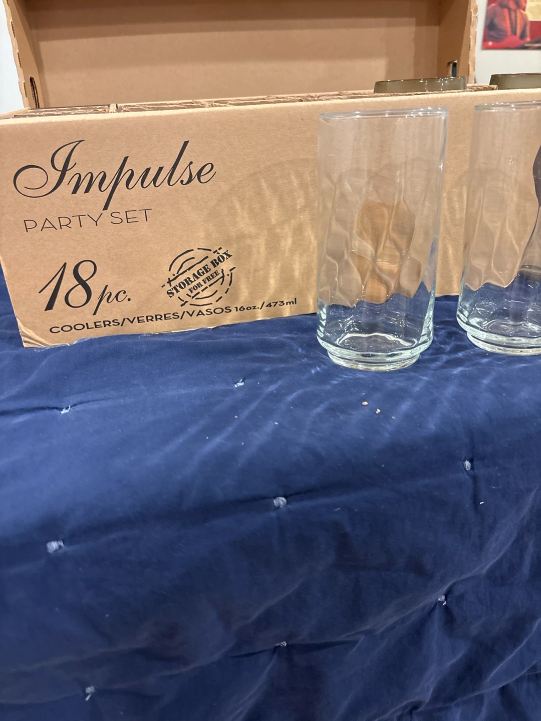 Impulse Party Set 12 pc Cooler Glasses