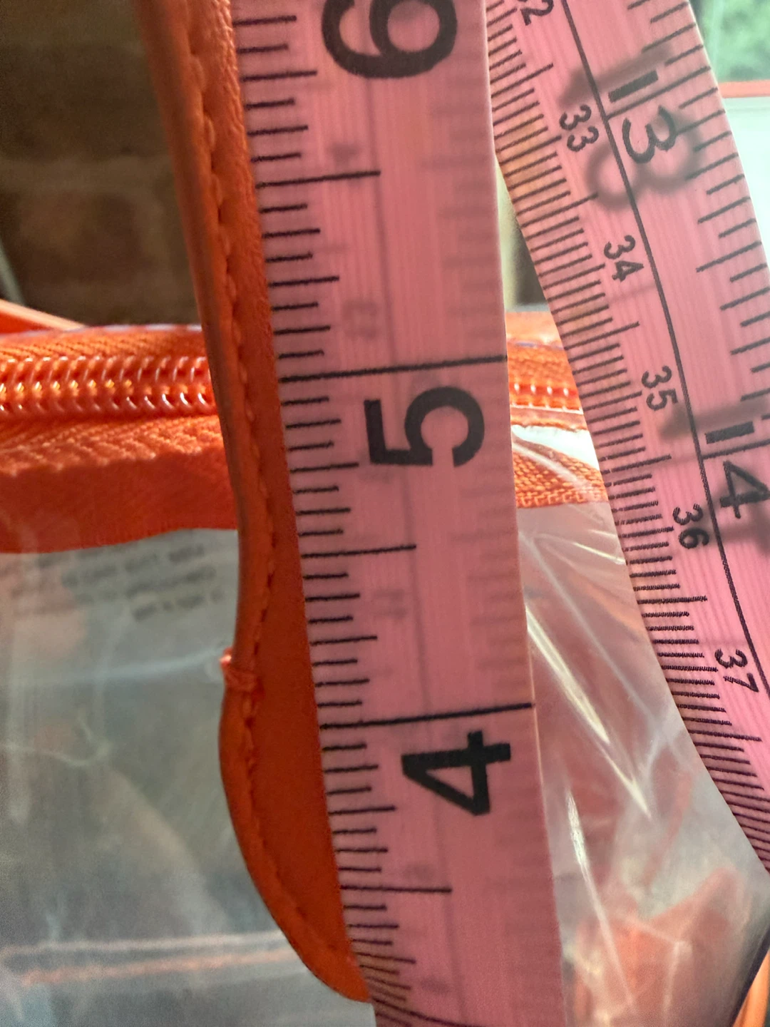 NWT! Wild Fable Orange Clear Mini Tote Bag - photo 5