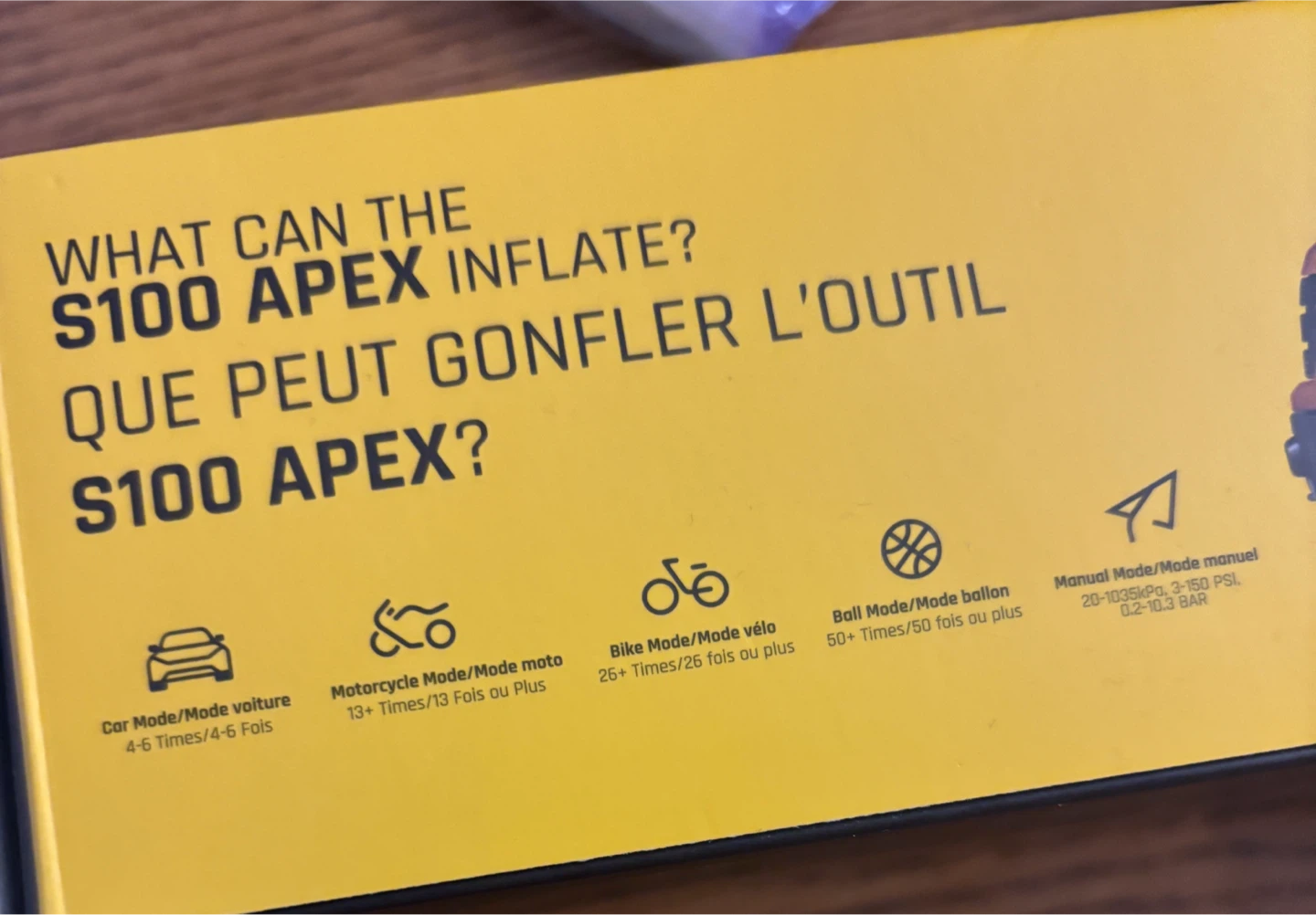 Fanttik S100 APEX Air Inflator Portable Pump - photo 3