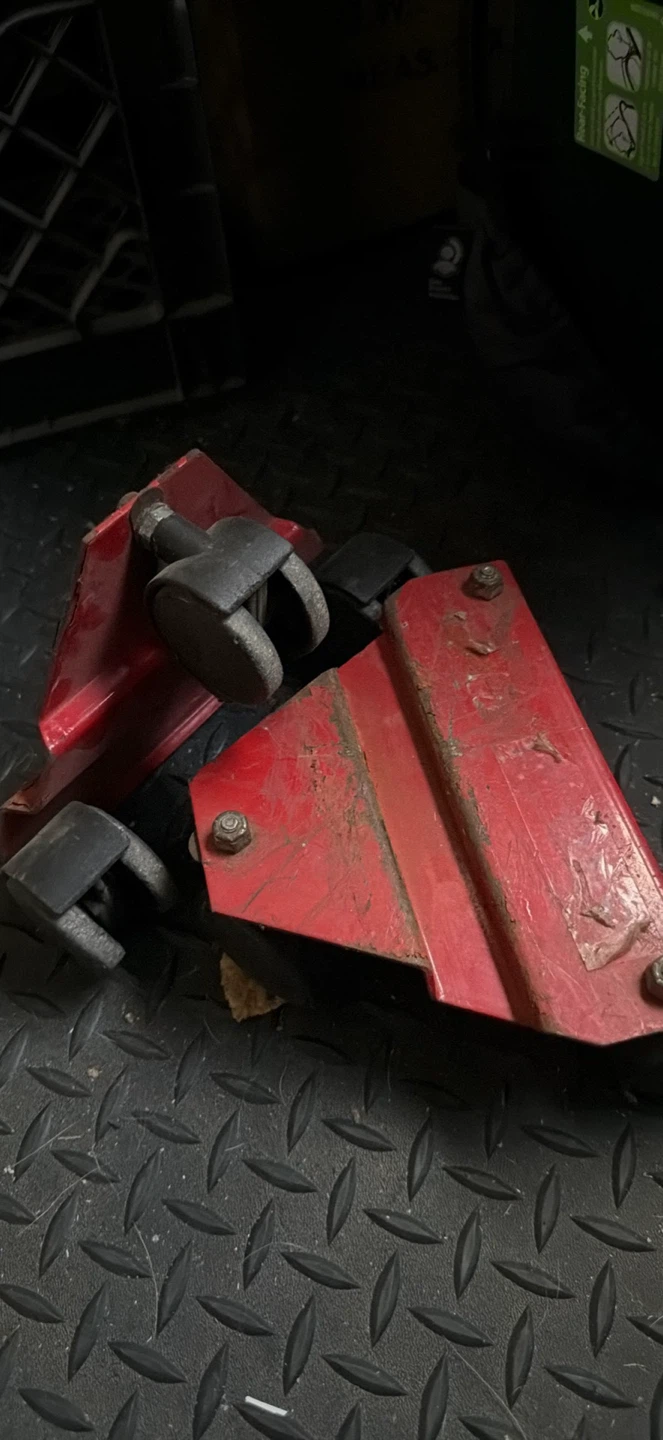 Red Metal Snowmobile Dollies - photo 2