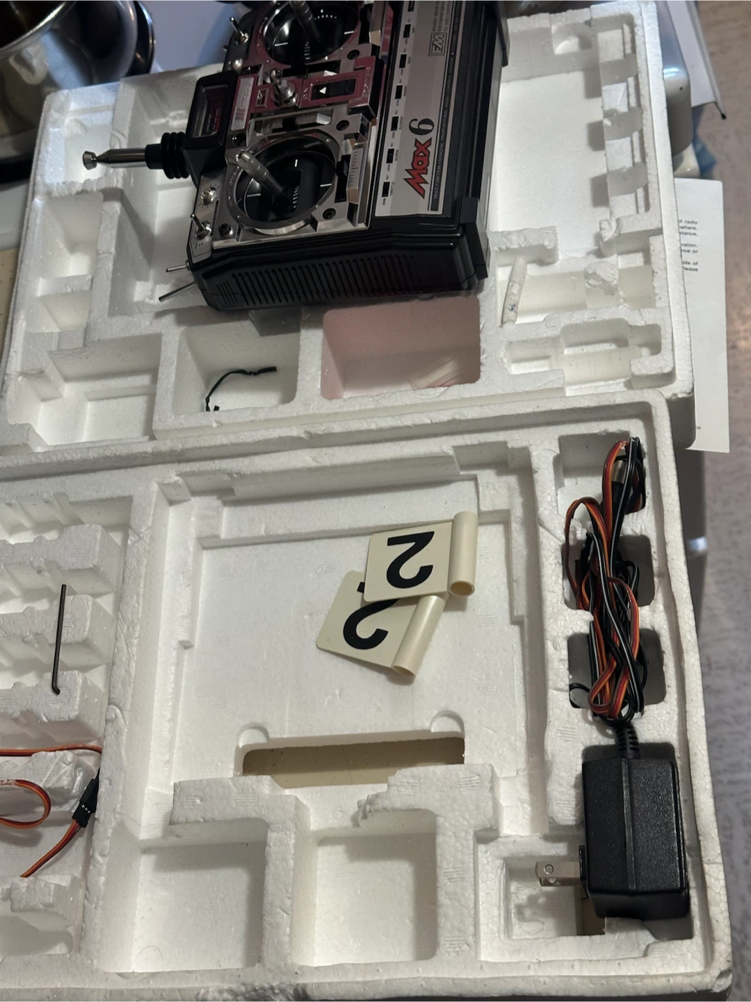 Vintage JR Propo Max 6 FM RC Transmitter Boxed Untested - photo 2