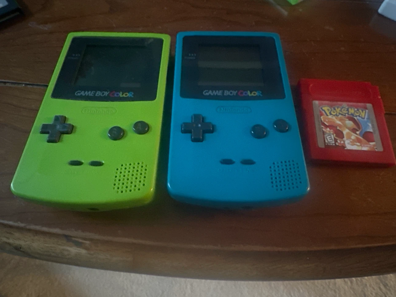 Nintendo Game Boy Color with Pokémon red Cartridge