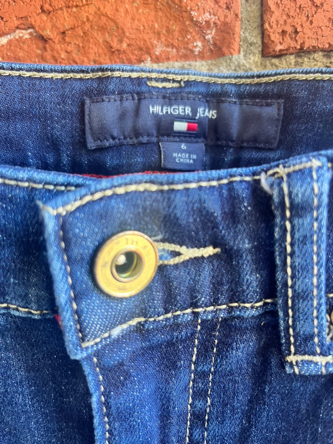 Tommy Hilfiger Jeans Women's Size 6 Blue Stripe Denim - photo 3