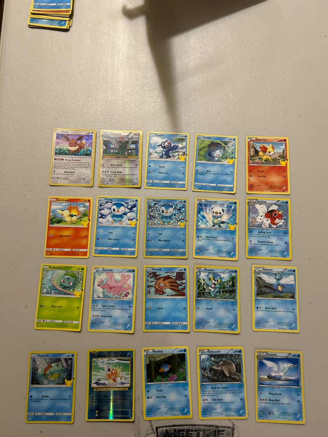 Assorted Pokémon Cards