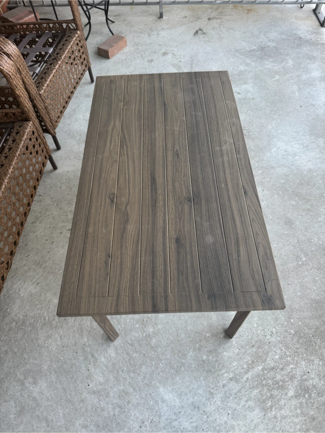 Wicker Patio Set - Loveseat, 2 Chairs & Table - photo 4