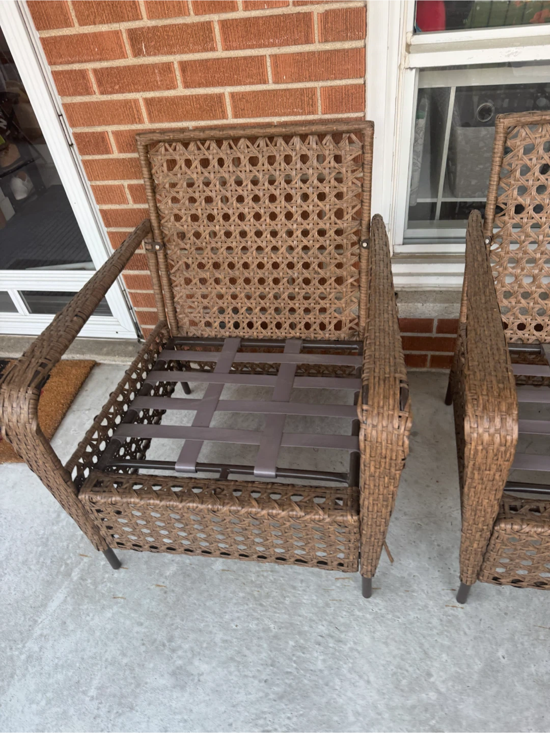 Wicker Patio Set - Loveseat, 2 Chairs & Table - photo 5