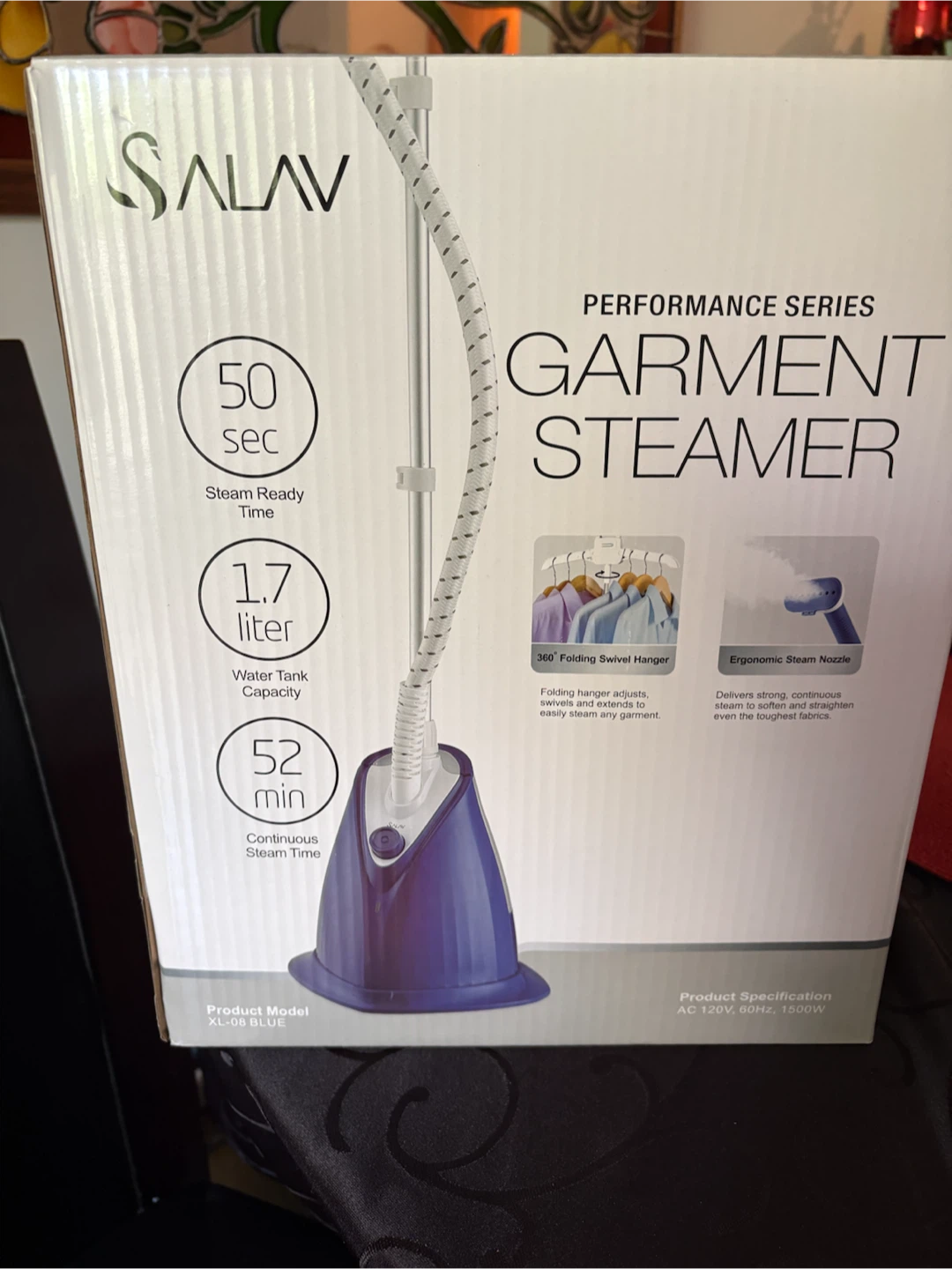 SALAV Performance Series Garment Steamer XL-08 BLU