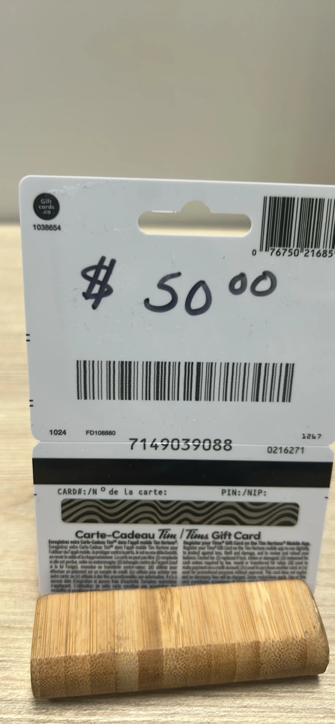 Tim Hortons $50 Gift Card - photo 2