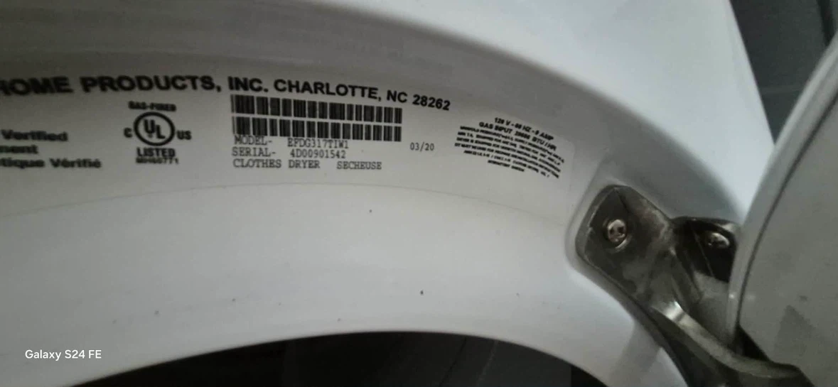 Gas dryer Electrolux 27” - photo 5