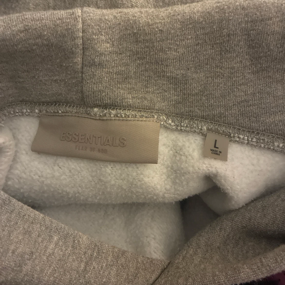 ESSENTIALS Fear of God Grey Hoodie - photo 5