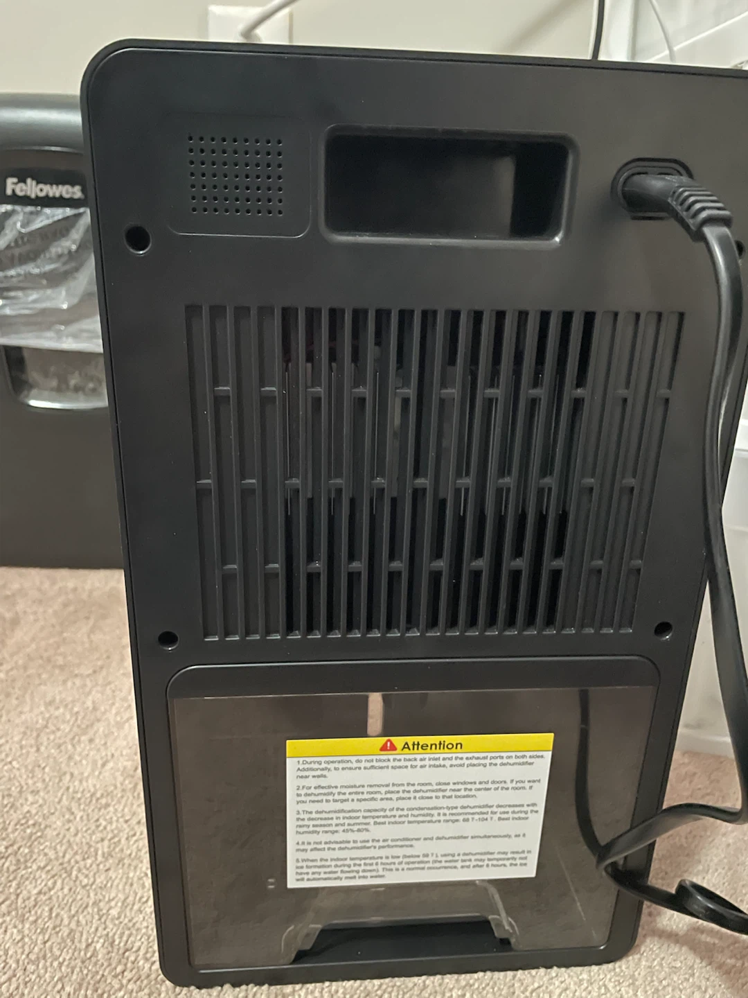 Mini Household Dehumidifier Model B63 - photo 3