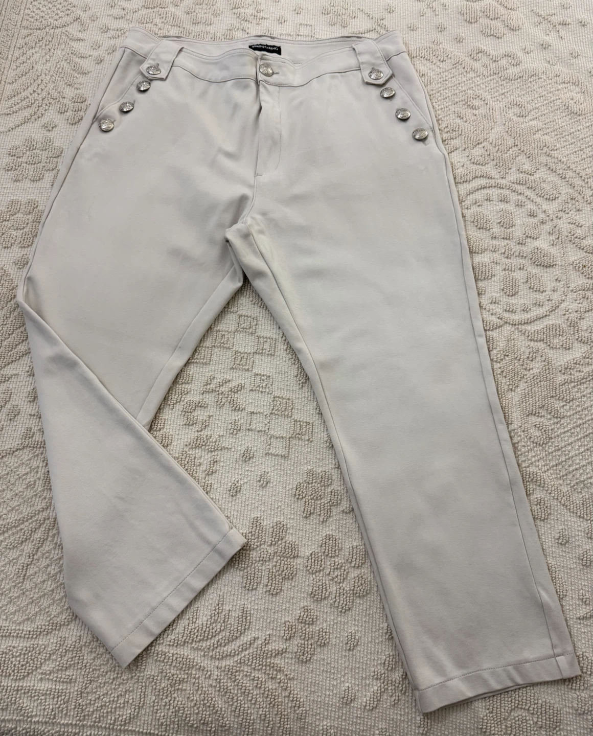 Simon Chang beige Pants Size 16 - photo 2