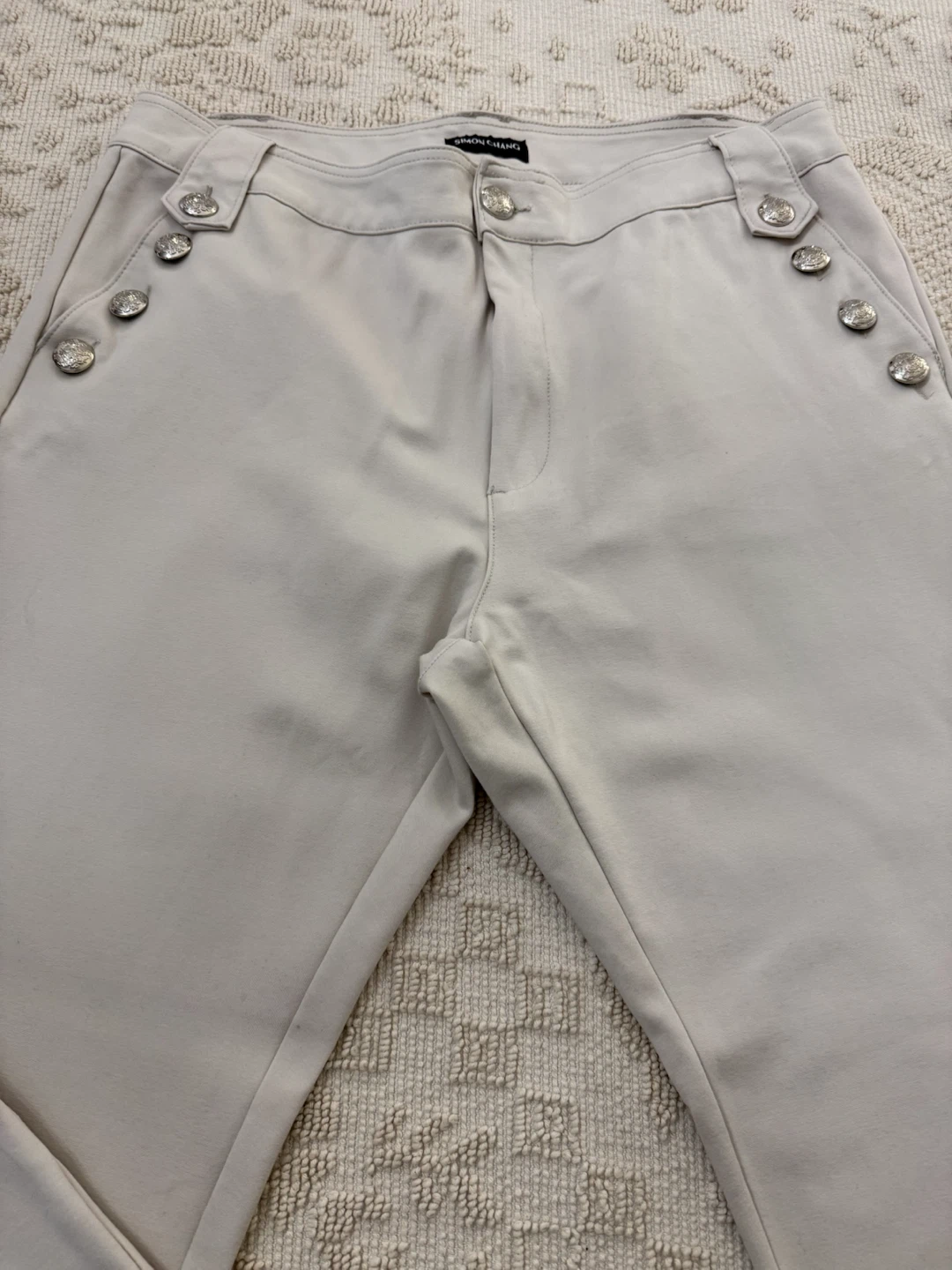 Simon Chang beige Pants Size 16 - photo 3
