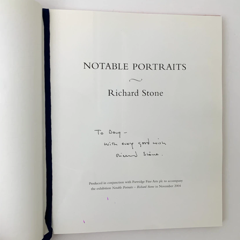 Notable Portraits Richard Stone Fine Art Hardcover Book - photo 2