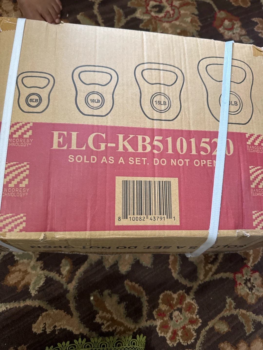 Kettlebell Set - 5lb, 10lb, 15lb, 20lb