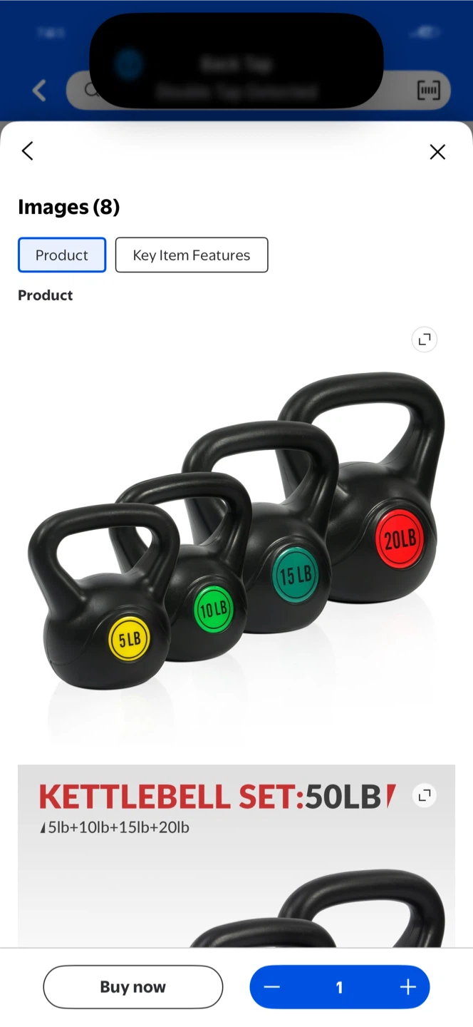 Kettlebell Set - 5lb, 10lb, 15lb, 20lb - photo 3