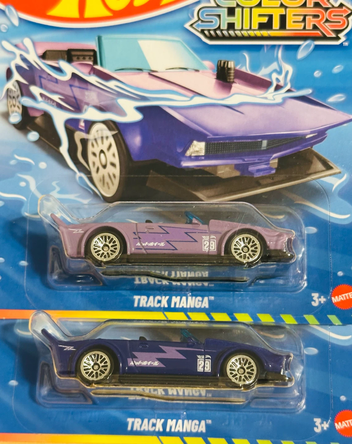Hot Wheels Color Shifters Track Manga 2 Cars - photo 3