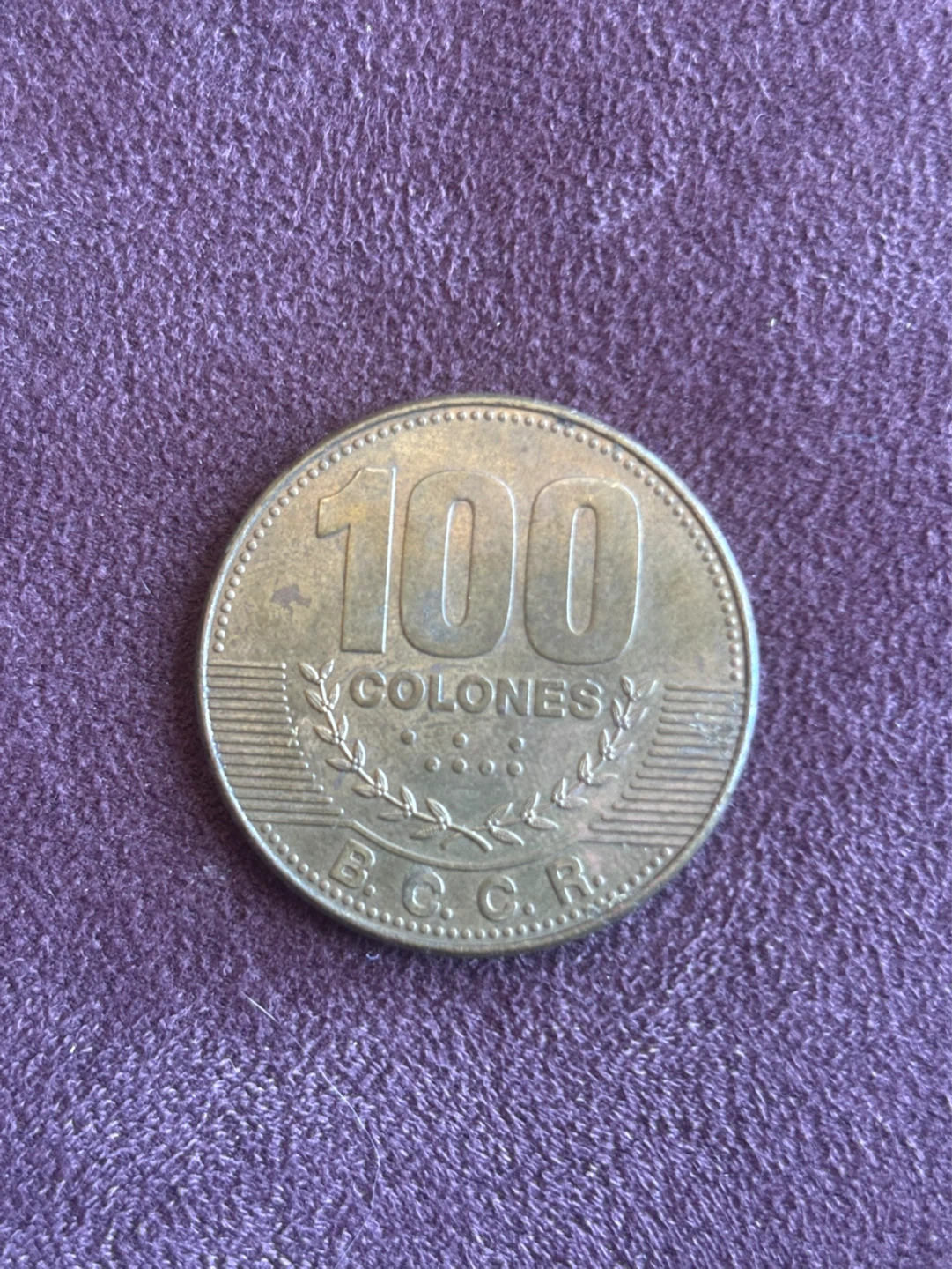 Costa Rica Coins - 100 Colones (2017) & Euro Cents - photo 2