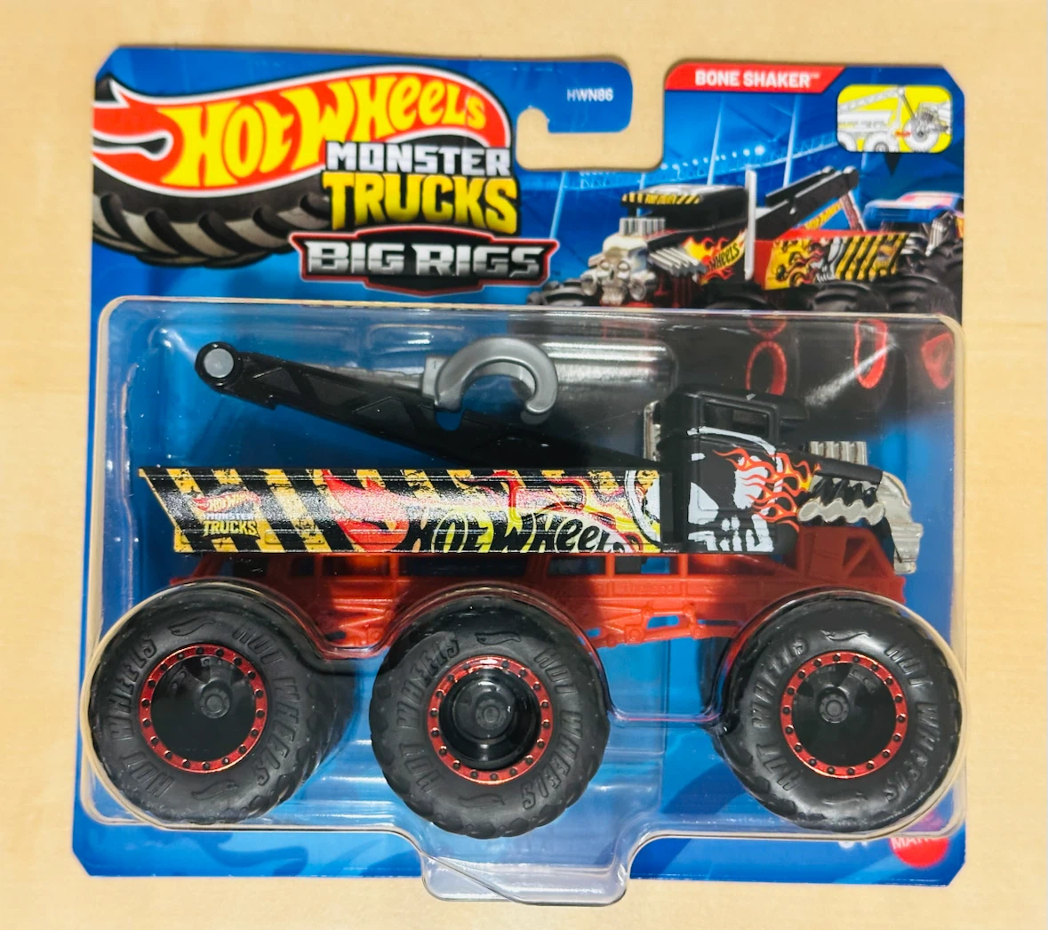 Hot Wheels Monster Trucks Big Rigs Bone Shaker Toy Truck