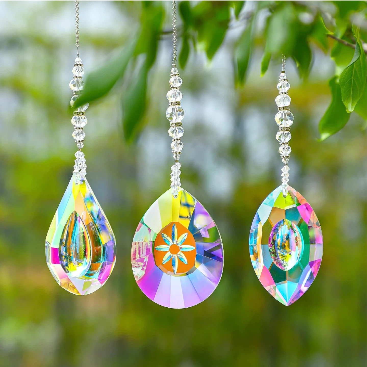 Set of 3 Crystal Sun Catchers - photo 3
