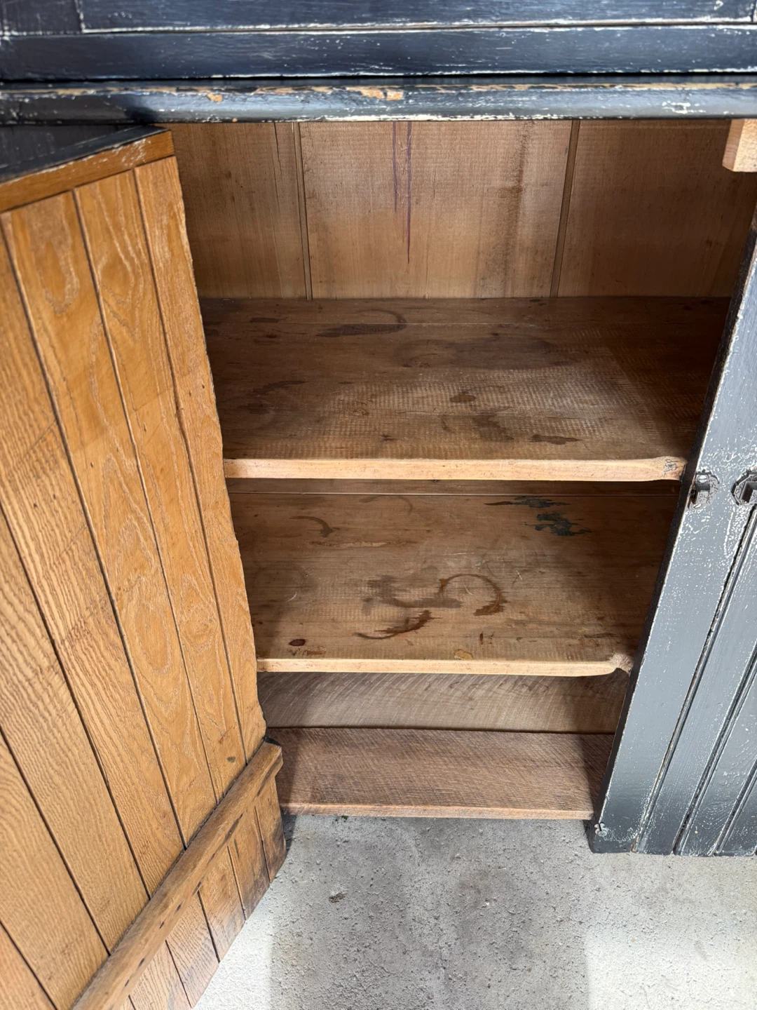 Vintage Wooden Cabinet with Doors - photo 3