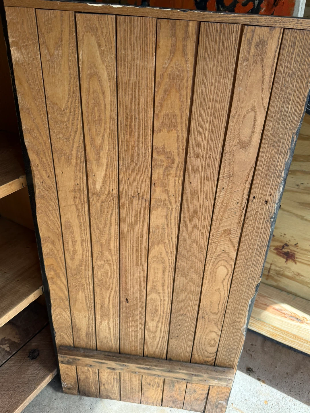 Vintage Wooden Cabinet with Doors - photo 5
