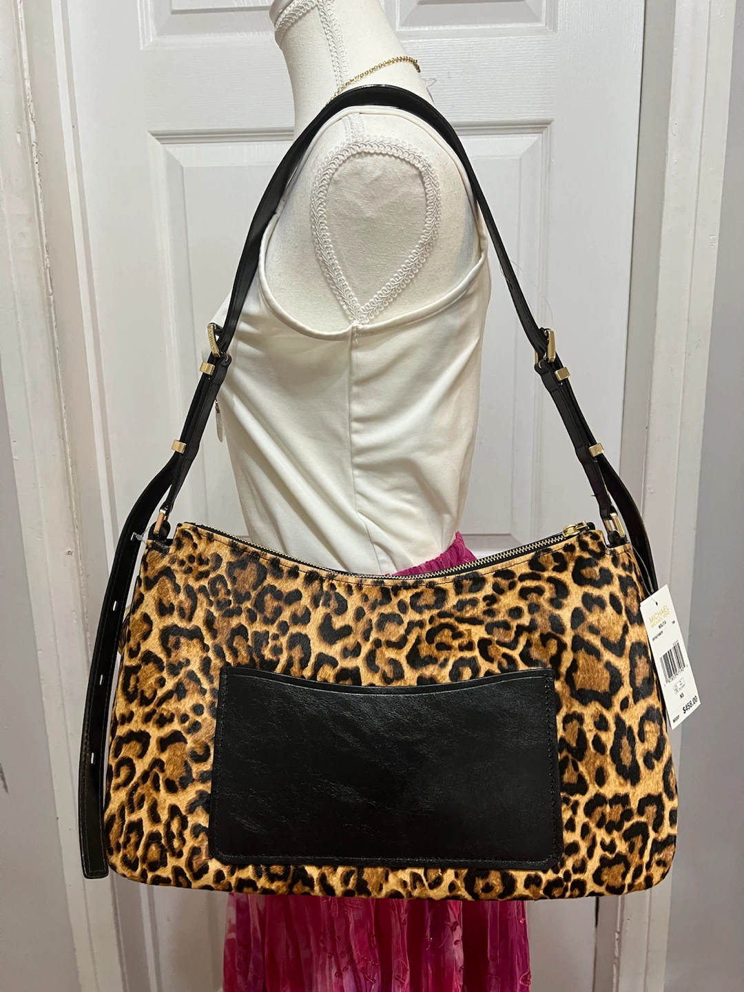 Michael Kors Nolita Leopard Print Shoulder Bag - photo 2
