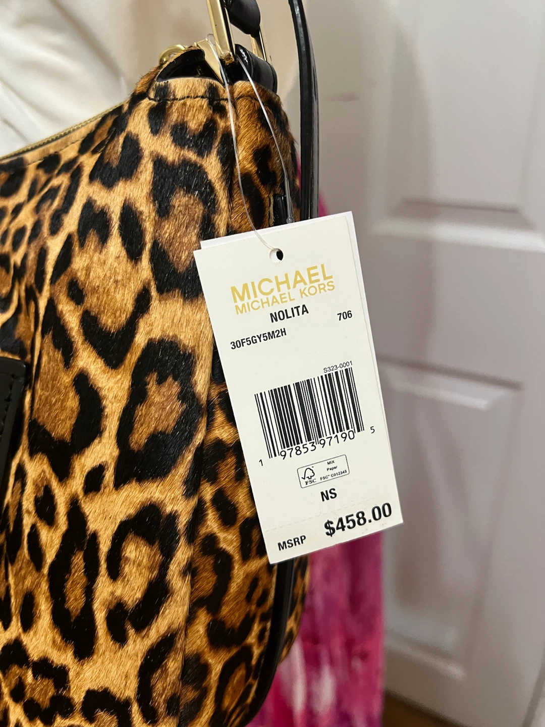 Michael Kors Nolita Leopard Print Shoulder Bag - photo 3