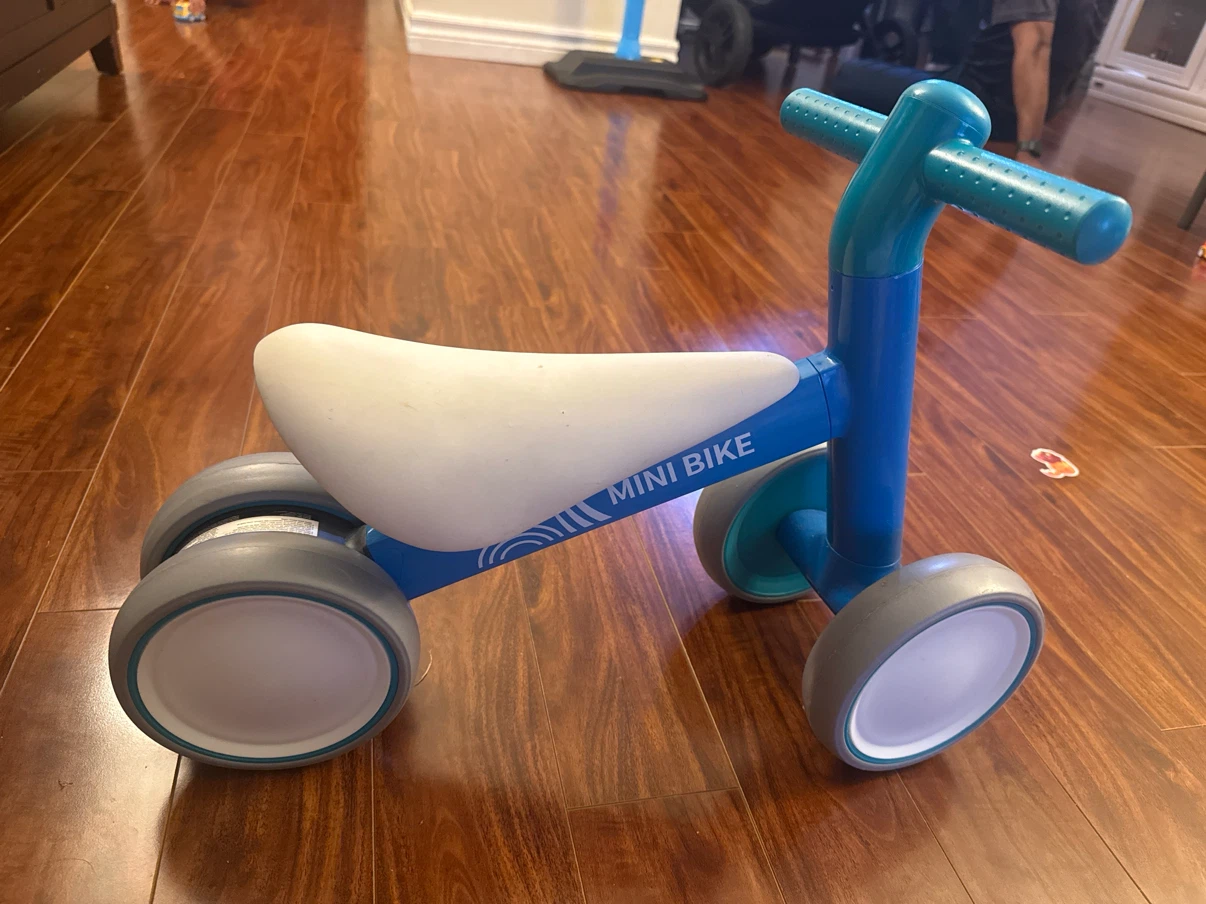 Blue Mini Bike Ride-On Toy