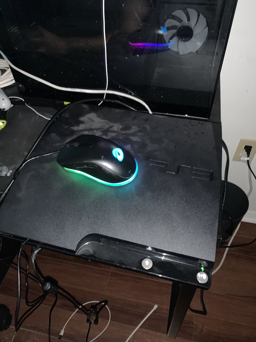 Sony PlayStation 3 (PS3) Console with controllers but no charger