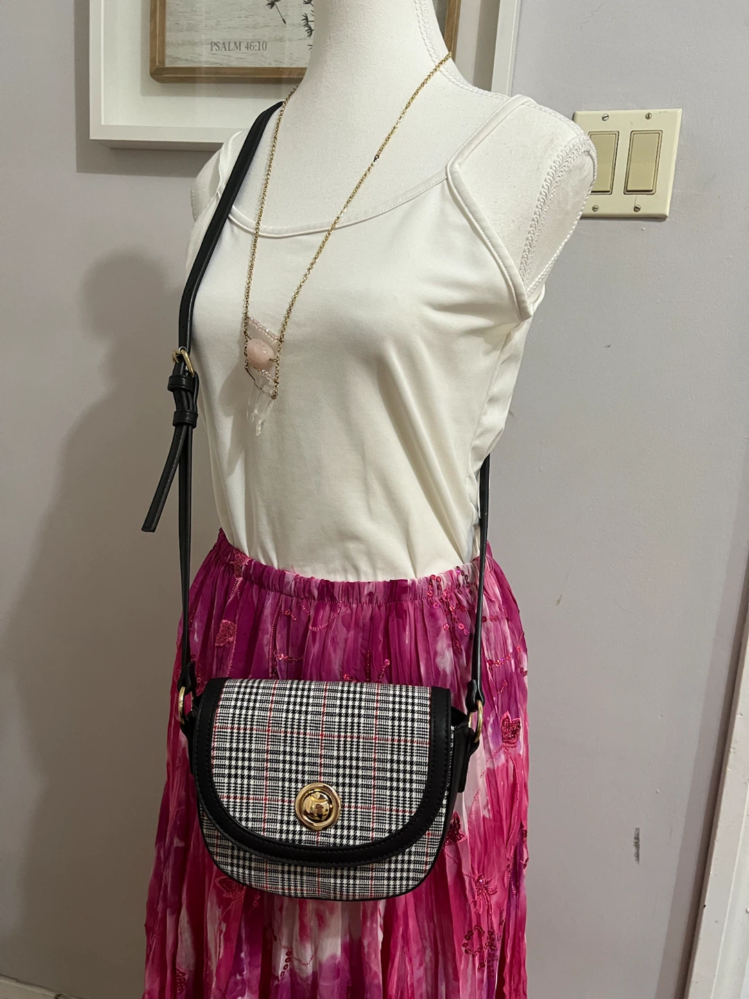 Plaid Crossbody Bag - photo 2