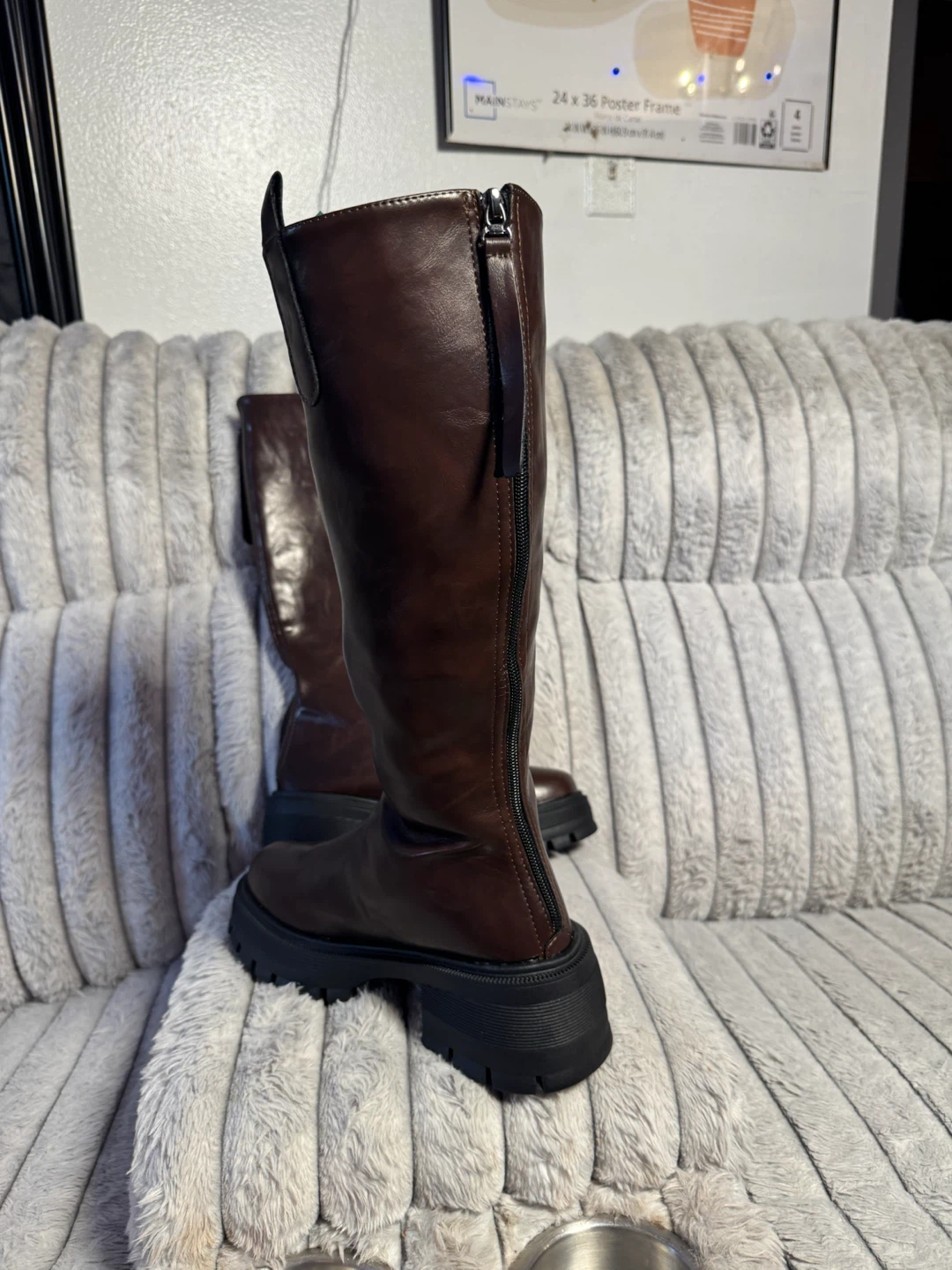 Brown Knee-High Boots - photo 4