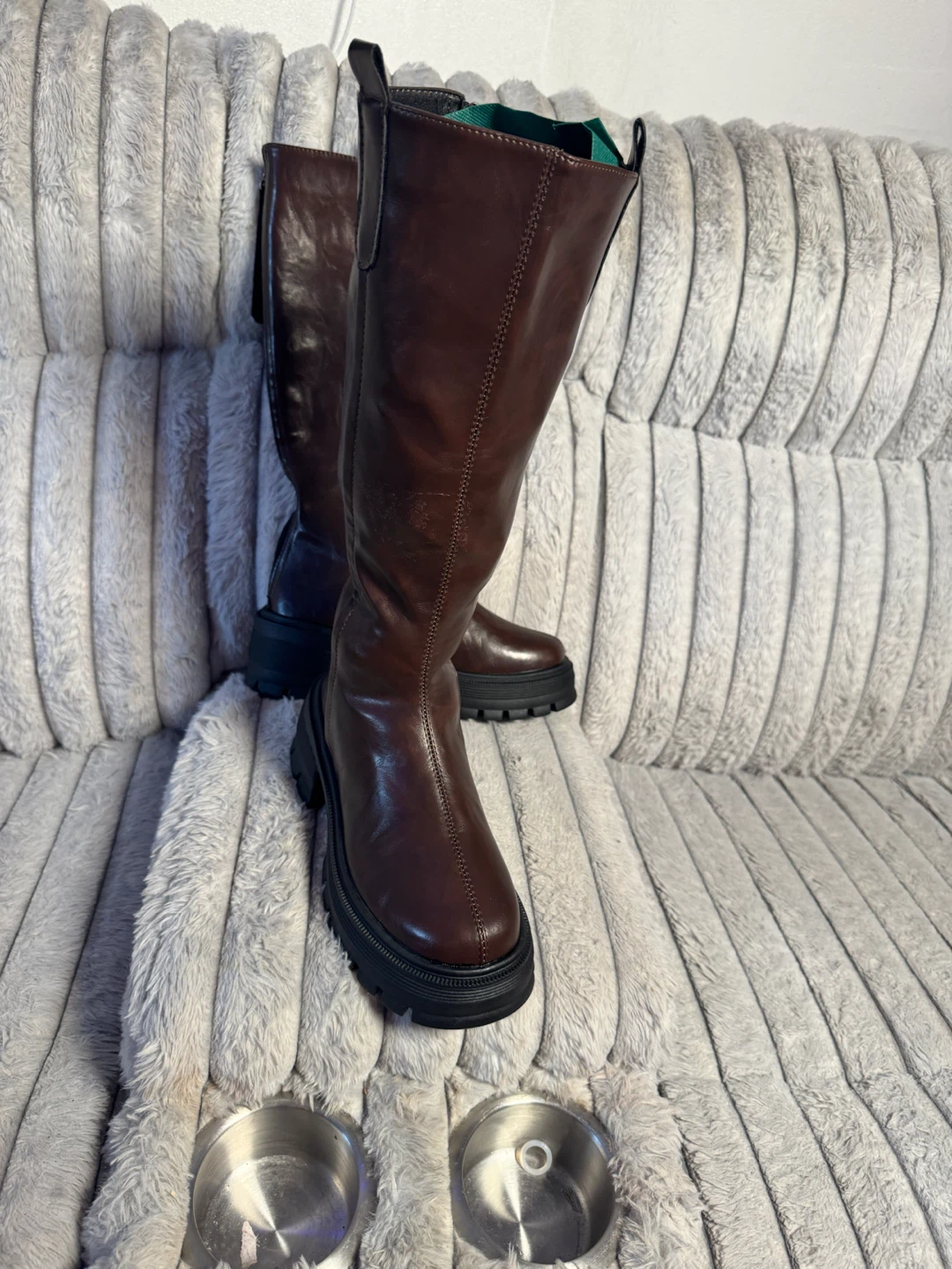 Brown Knee-High Boots - photo 5
