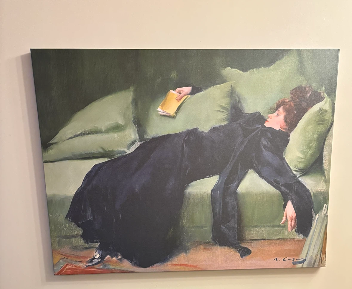 Oil Painting "La Parisienne" by R. Cazan