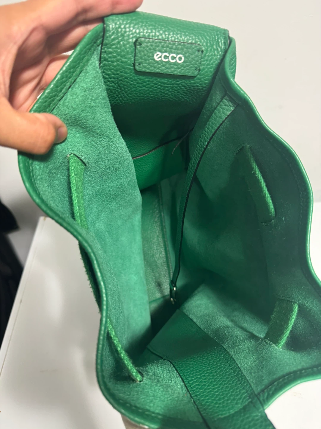 Green Ecco Leather Handbag/Shoulder Bag - photo 2
