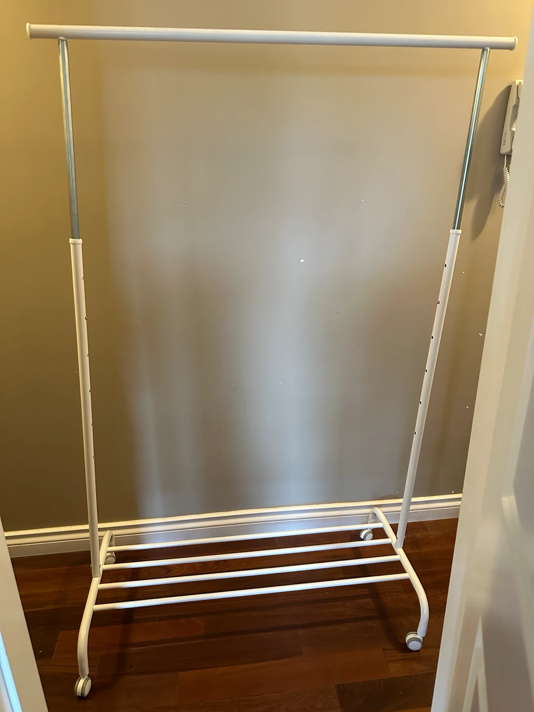 IKEA RIGGA Clothes Rack on Wheels - photo 3