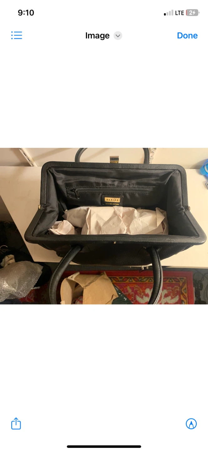 Daniel Black Leather Handbag - photo 2