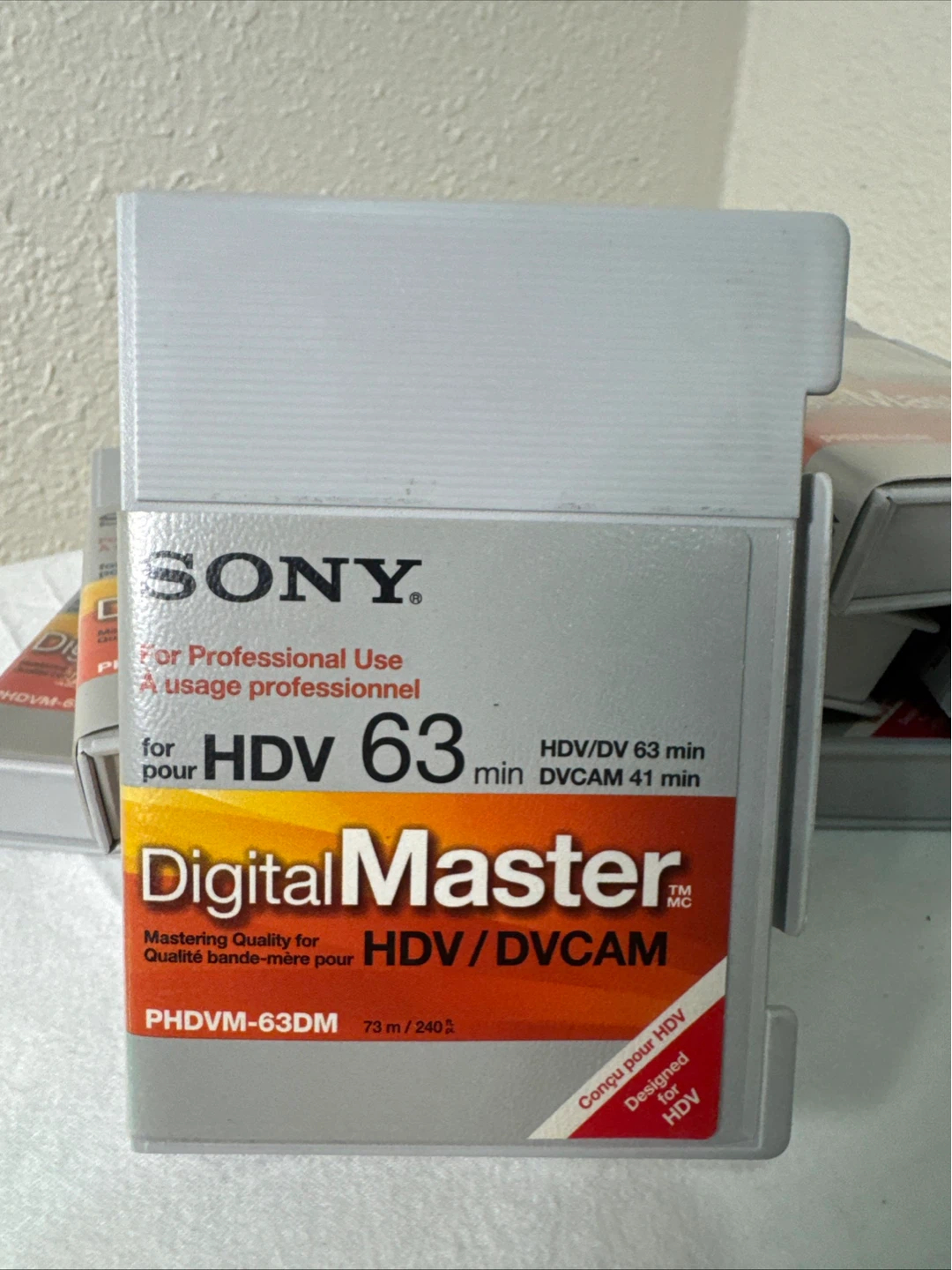 Sony DigitalMaster HDV/DVCAM PHDVM-63DM Tape - photo 4